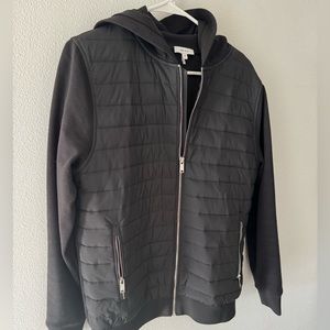 Reiss Quilted Hybrid Jacket